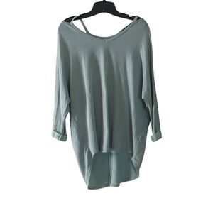 Teal Tresics Top- Size Large